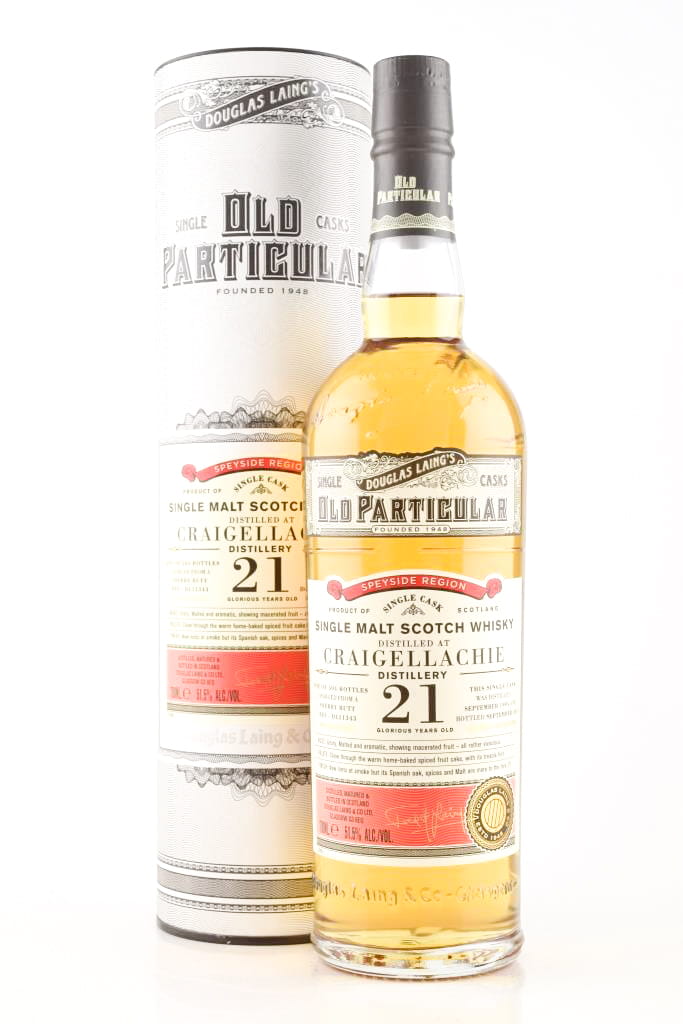 Craigellachie 21 Year Old Sherry Butt 1995/2016 Douglas Laing "Old Particular" 51.5% vol. 0,7l