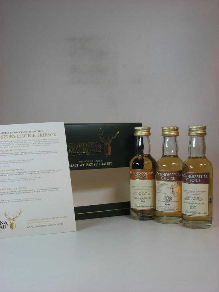 Connoisseurs Choice Tripack Gordon & MacPhail 46%vol. 3x 0,05l