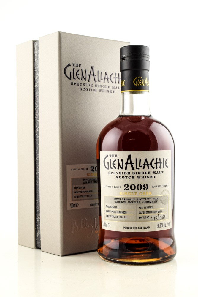 GlenAllachie 11 year old 2009/2020 PX Puncheon #5708 56,8%vol. 0,7l