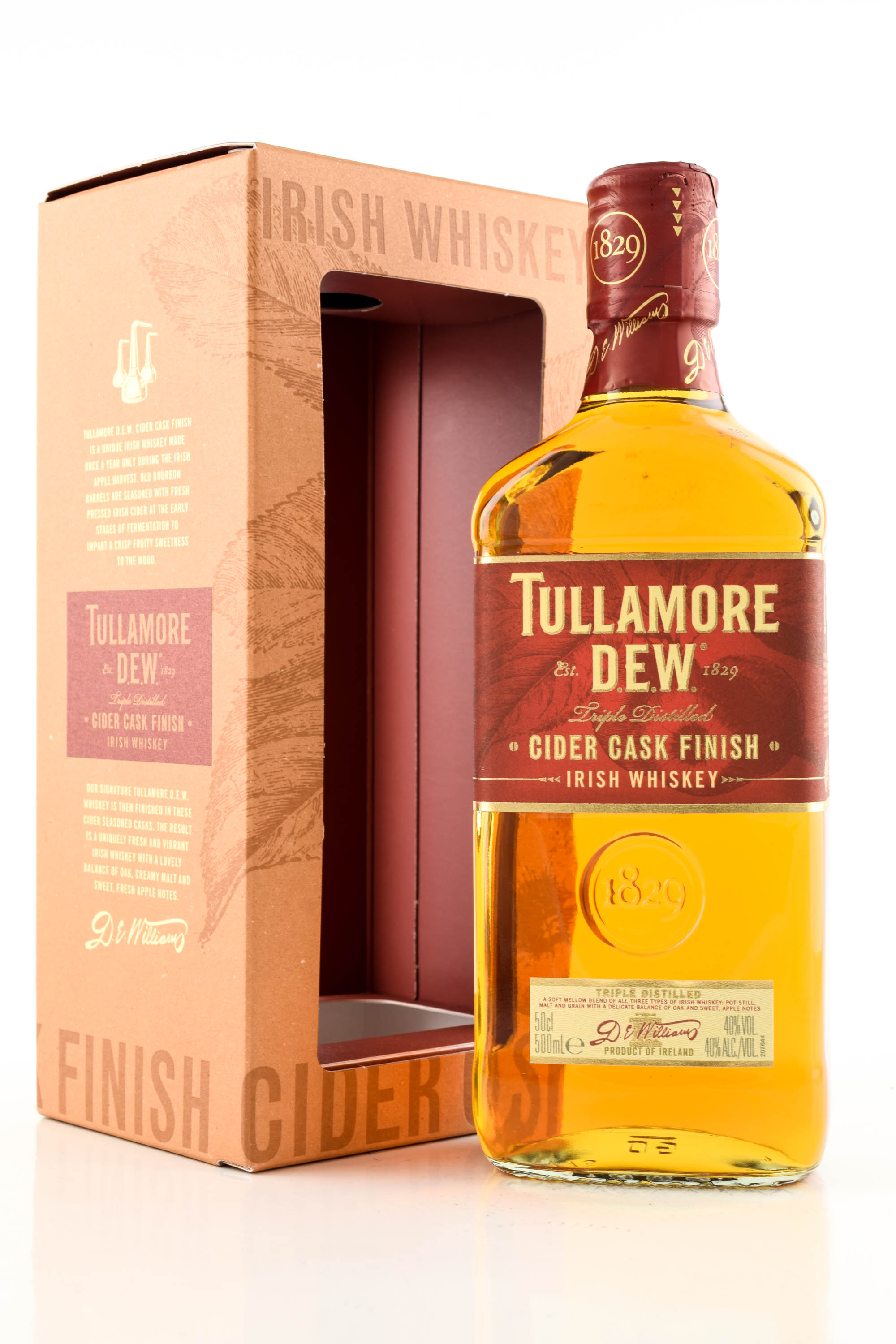 Tullamore D.E.W. Cider Cask Finish, Bourbon & Sherry & Cider Cask, 40%