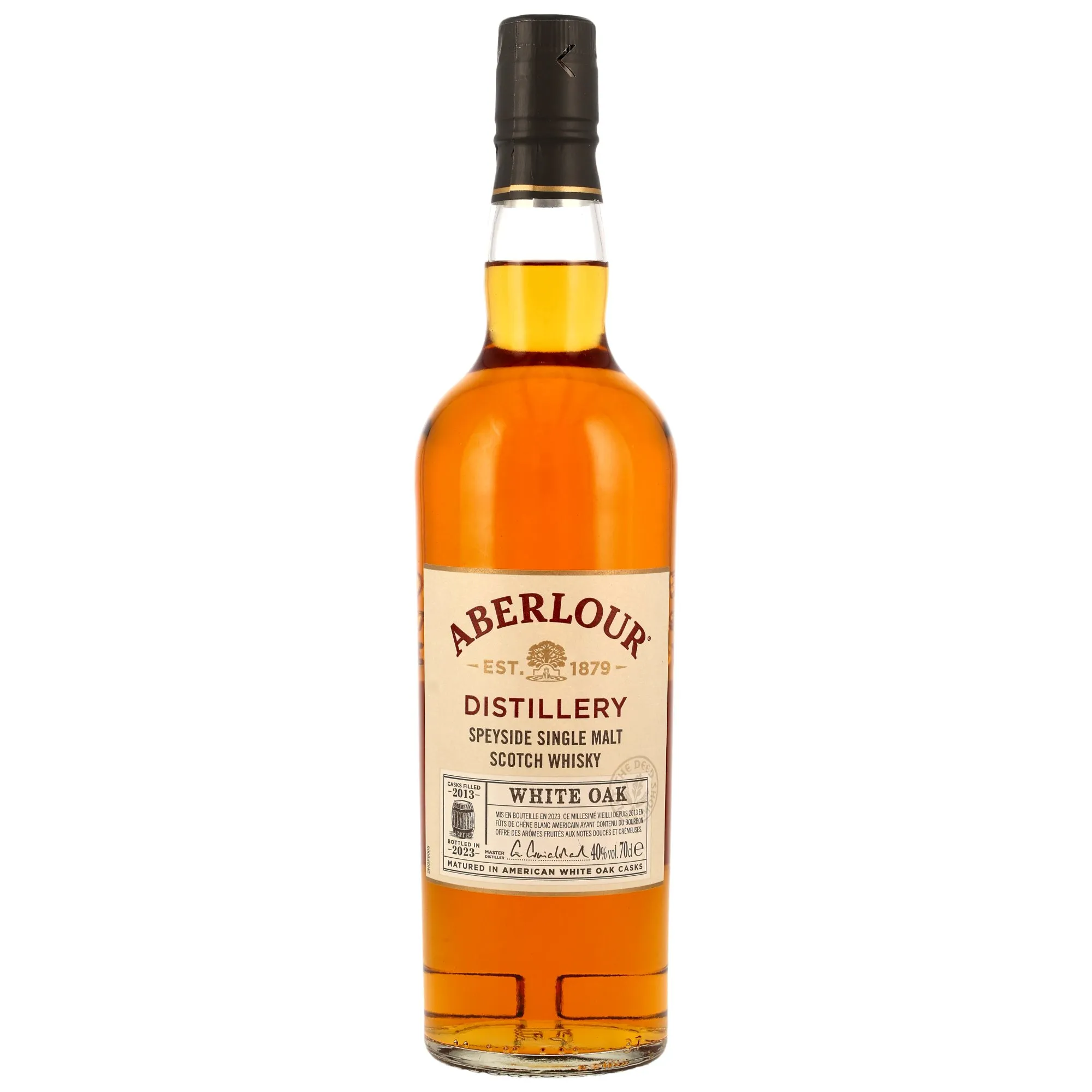 Aberlour 2013/2023 White Oak 10 Year Old, American White Oak Cask, 2023, 40%