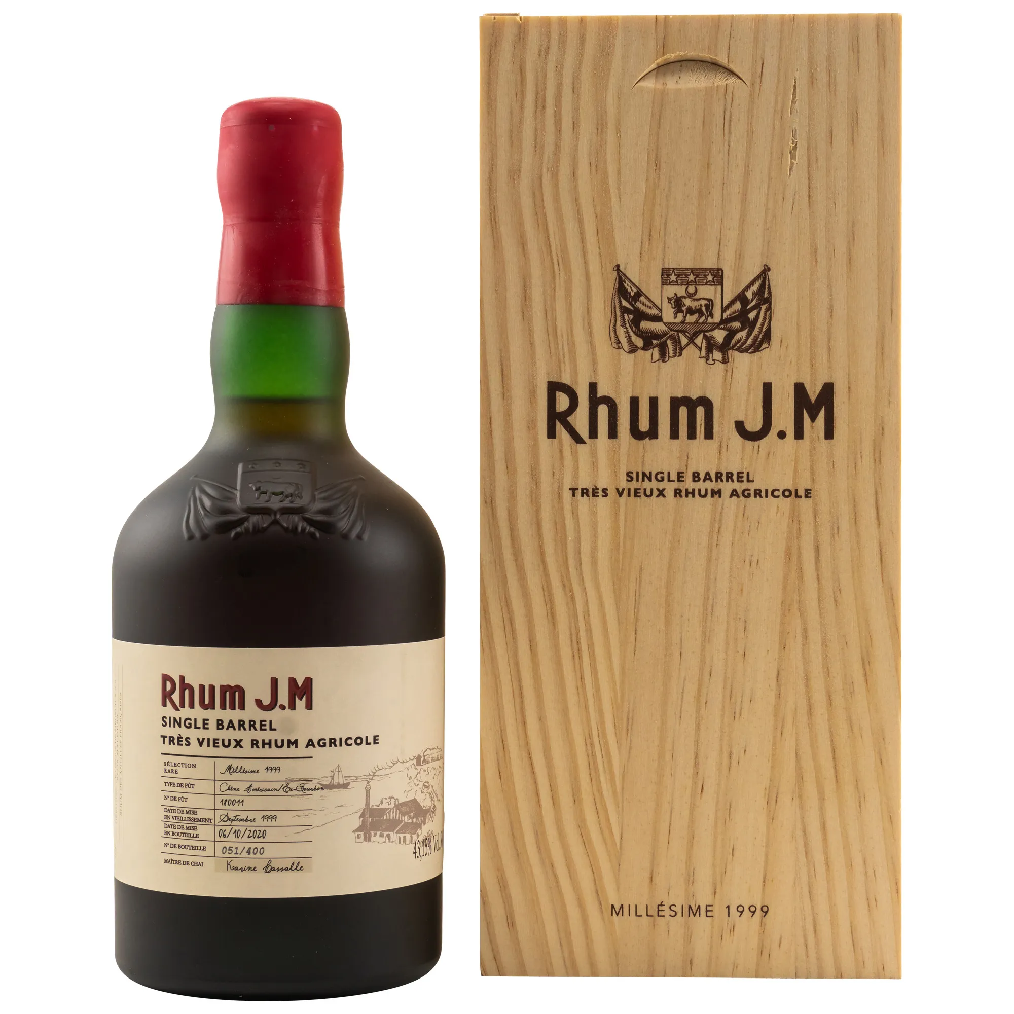 Rhum J.M Single Barrel 1999 FUT 011