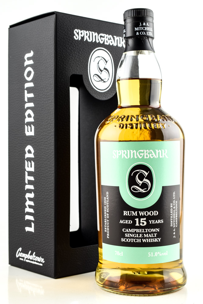 Springbank 15 year old Rum Cask Strength 51%vol. 0,7l Springbank 15 year old Rum Cask Strength 51%vol. 0,7l