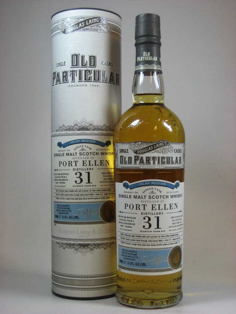 Port Ellen 31 Jahre Refill Hogshead 1982/2013 Douglas Laing "Old Particular" 51,5%vol. 0,7l