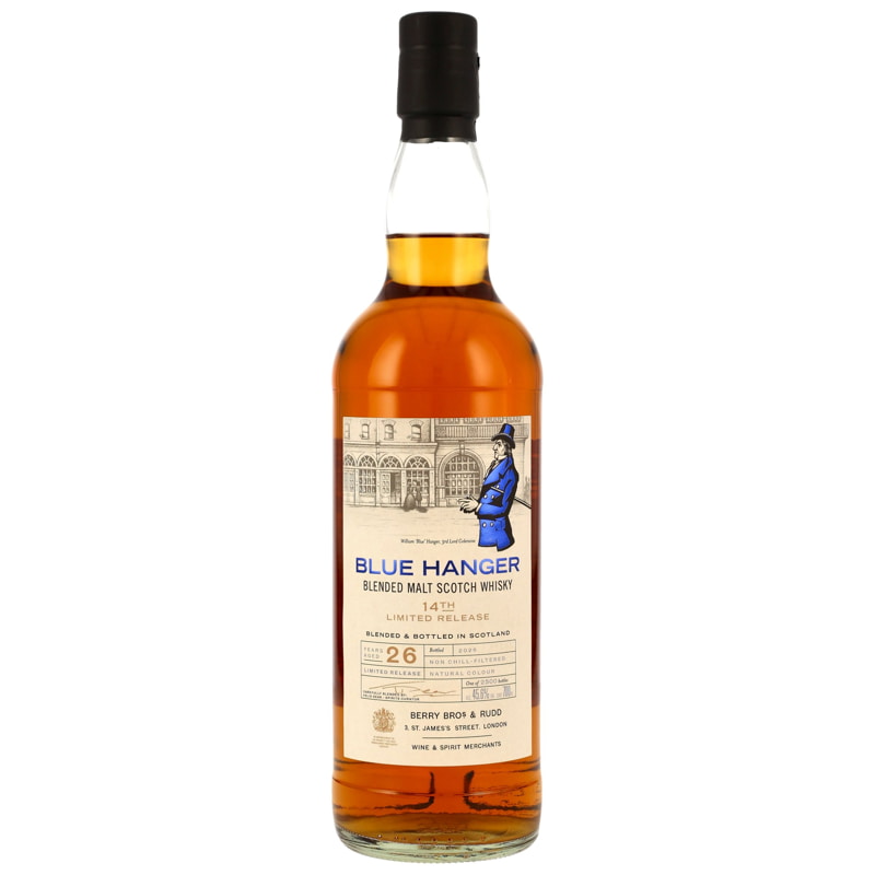 Blue Hanger 26 year old 14th Limited Release Berry Bros. & Rudd, Bourbon & Sherry Cask, 1997, Berry Bros. & Rudd, 45.6%