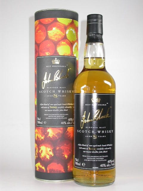 Tullibardine John Black 8 Jahre "Honey" Blend 40%vol. 0,7l