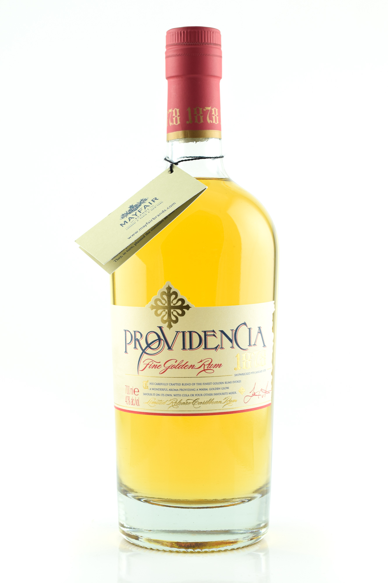 Providencia Fine Golden Rum 40%vol. 0,7l Providencia Fine Golden Rum 40%vol. 0,7l