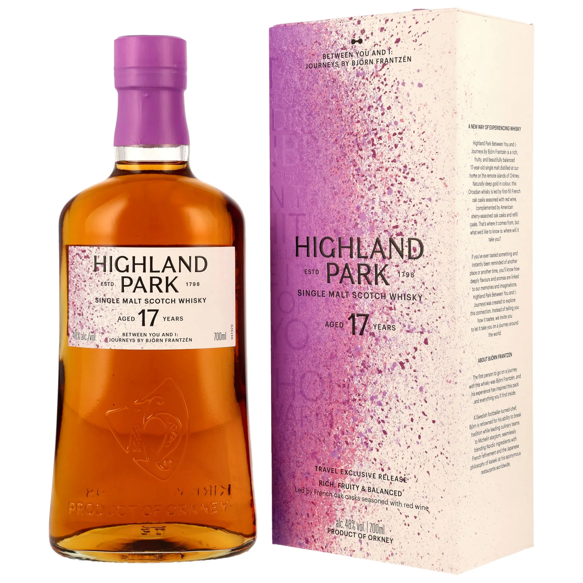 Highland Park 17 Jahre Between You and I - 1st Fill French Oak Red Wine Casks