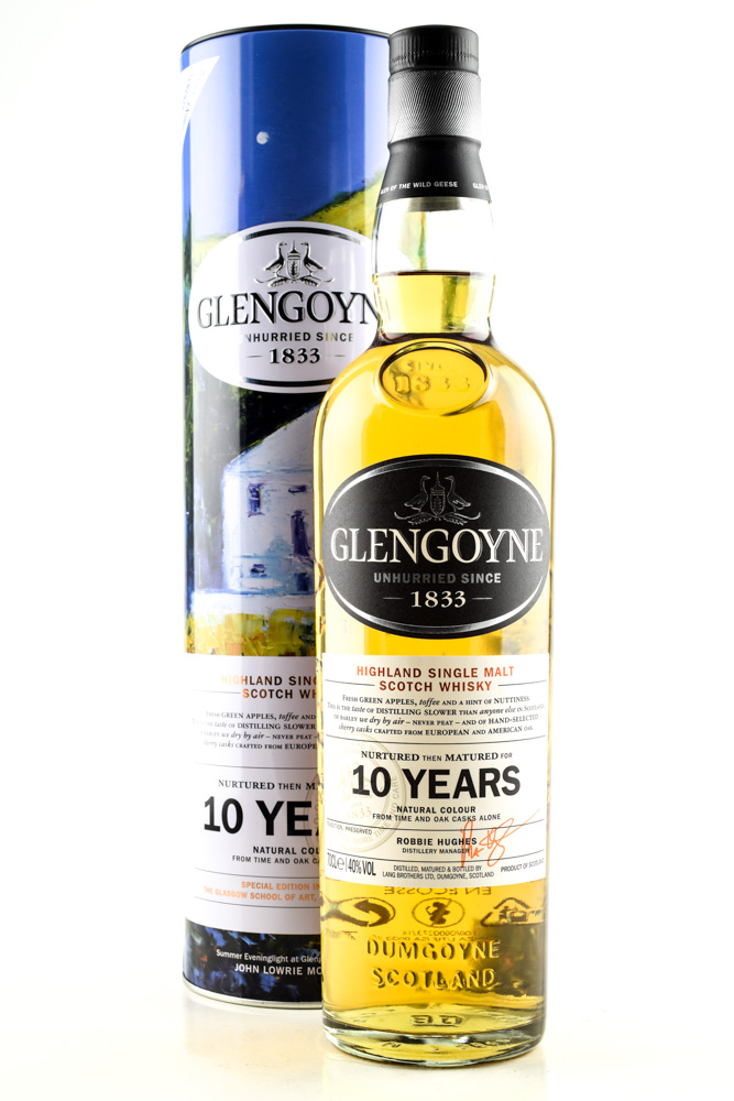 Glengoyne 10 Year Old 40% vol. 0.7l - Motive box with poster Glengoyne 10 Year Old 40% vol. 0.7l - Motive box with poster