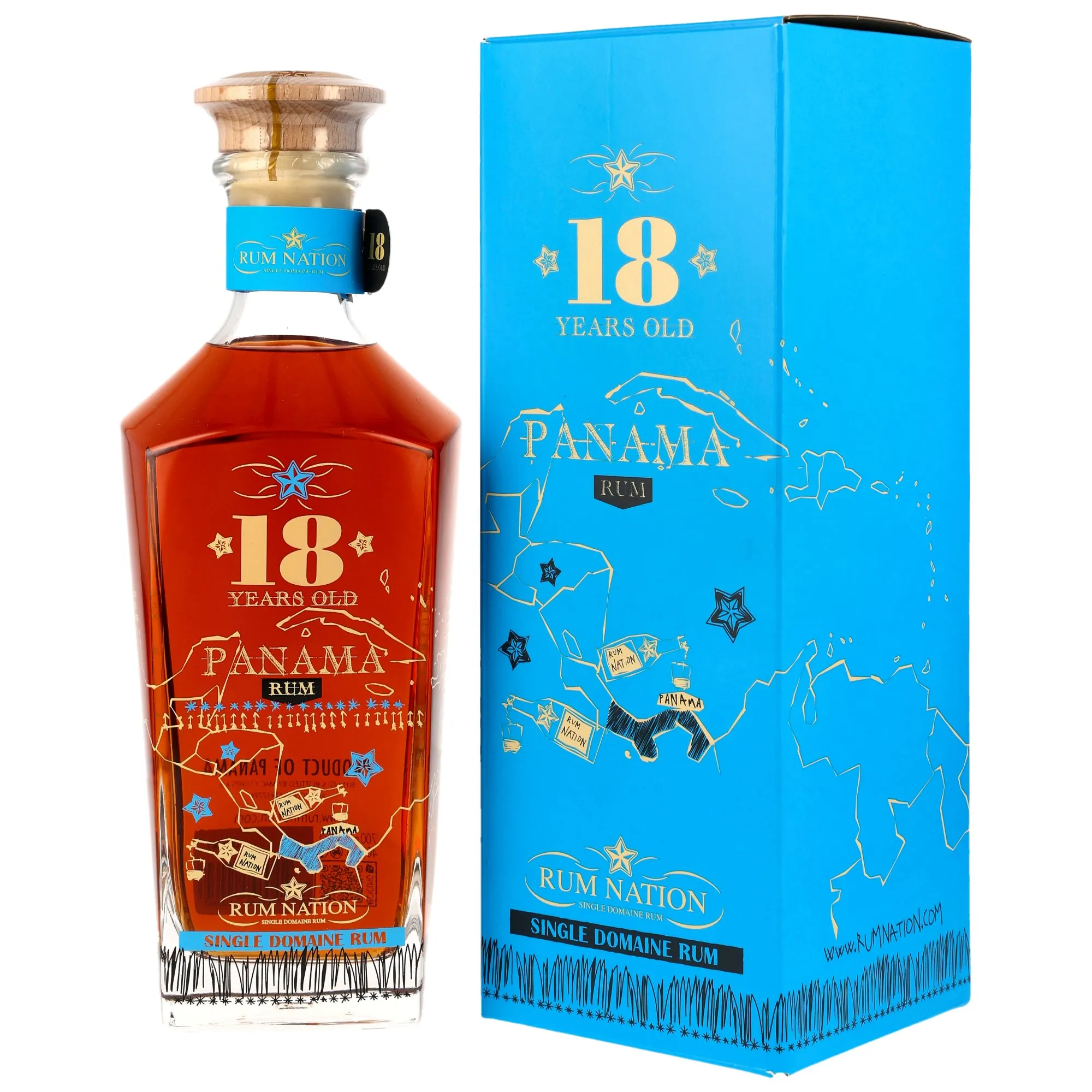Panama 18 Jahre Decanter - Rum Nation - neue Ausstattung