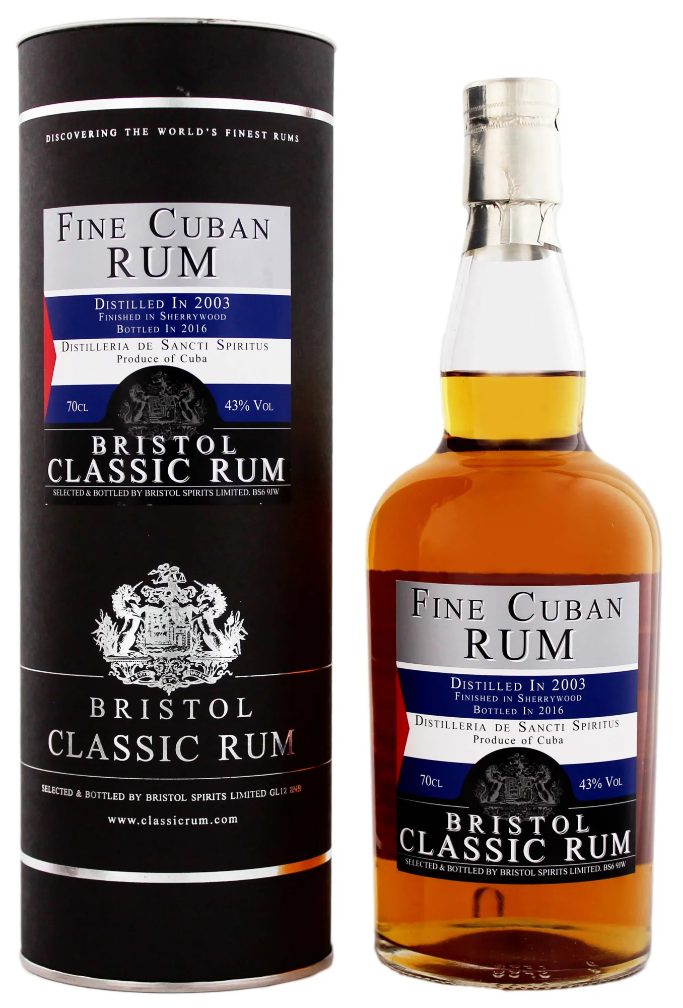 Bristol Cuban Rum Sherry Finish 2003/2016 0,7L -GB-