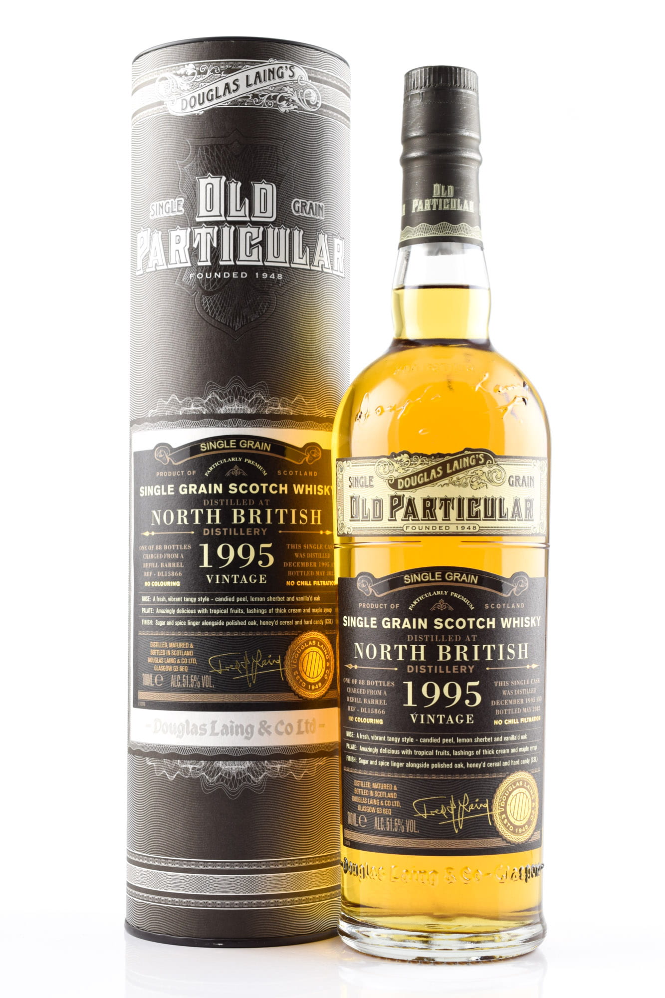 North British 26 Jahre Refill Barrel 1995/2022 Douglas Laing "Old Particular" 51,5%vol. 0,7l