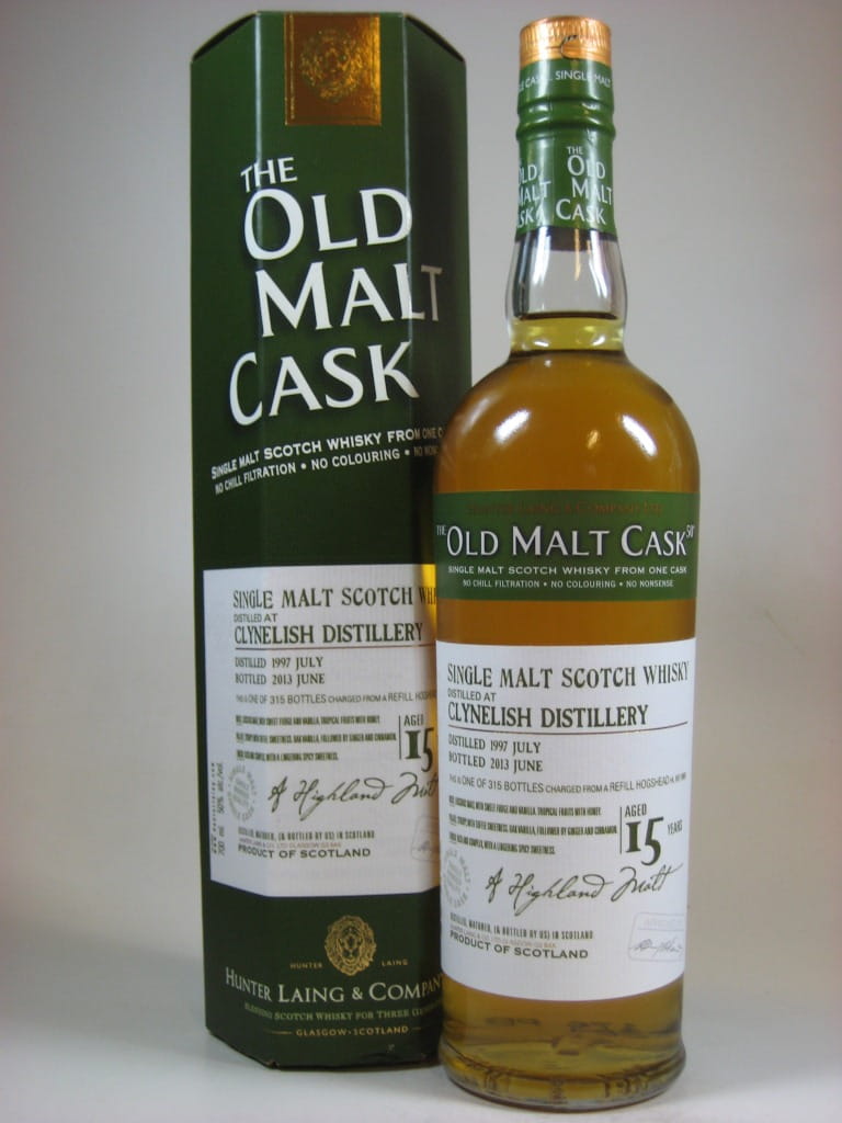 Clynelish 15 Jahre 1997/2013 Hunter Laing "Old Malt Cask" 50%vol. 0,7l
