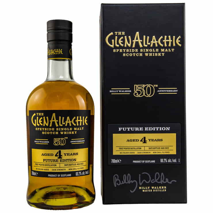GlenAllachie 4 year old Future Edition 50th Anniversary Billy Walker 60,2%vol. 0,7l