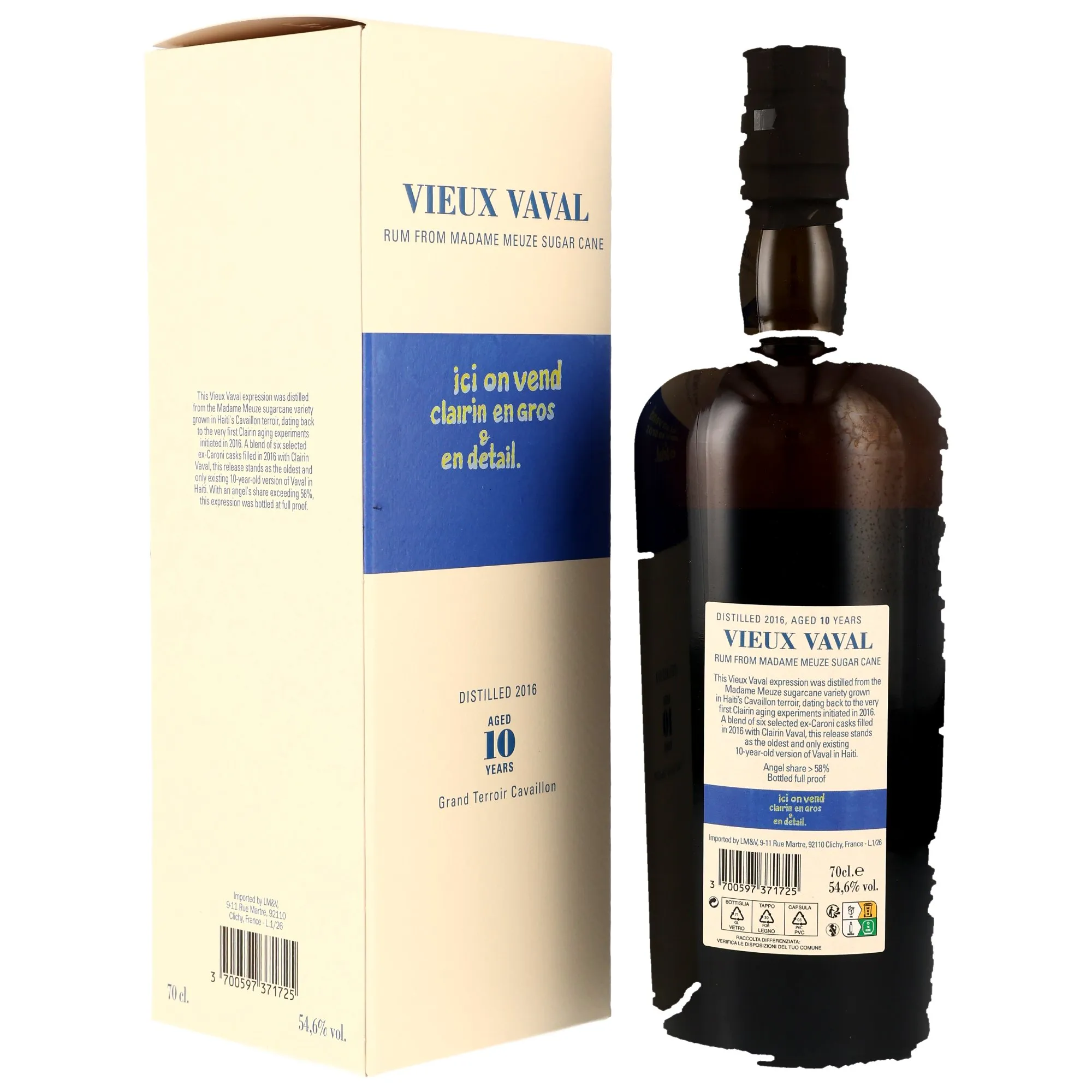 Vieux Vaval 2016/2026 - 10 Jahre - Small Batch Ex-Caroni Cask