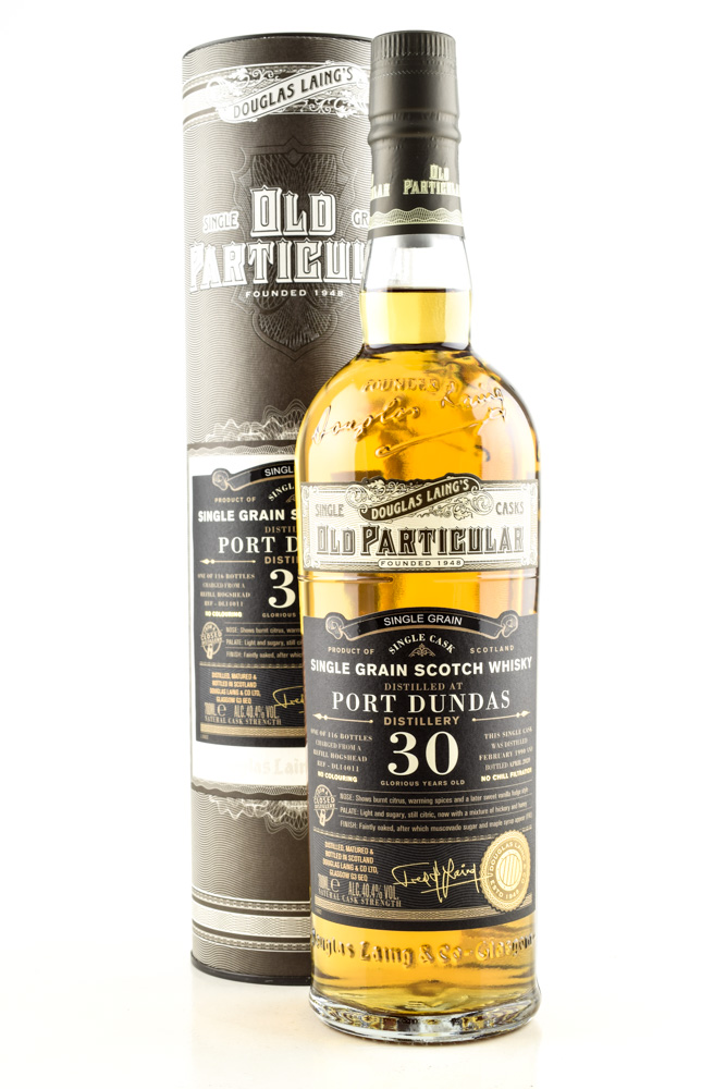 Port Dundas 30 Jahre Refill Hogshead 1990/2020 Douglas Laing "Old Particular" 40,4%vol. 0,7l