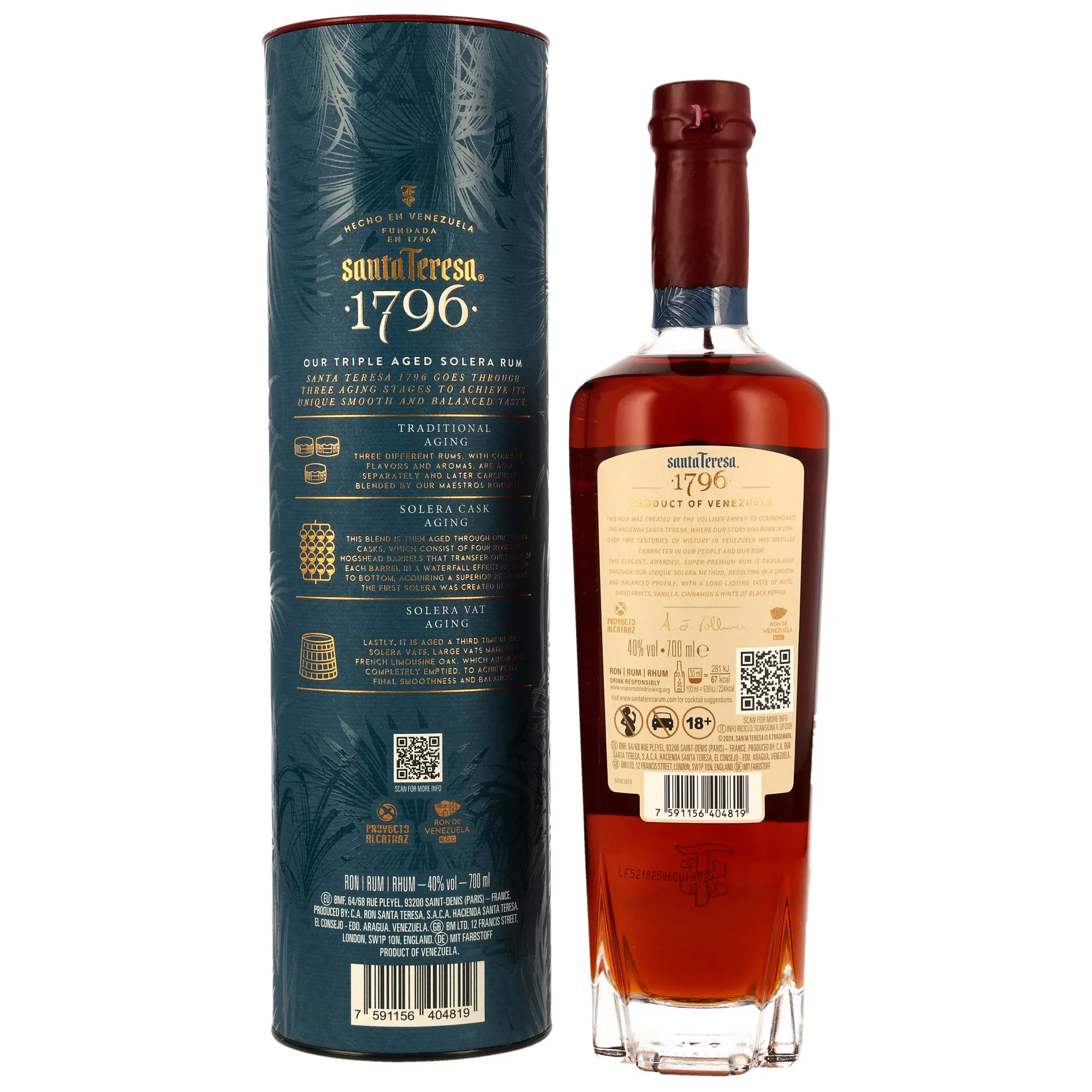 Santa Teresa 1796 Antiguo de Solera - neue Ausstattung
