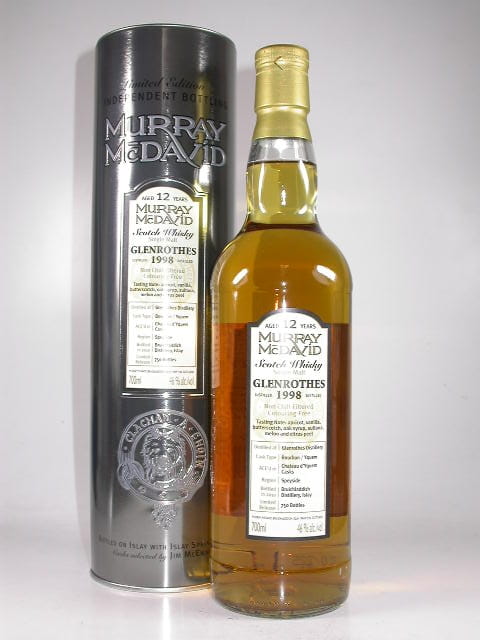 Glenrothes 1998/2010 Bourbon/Yquem Murray McDavid 46%vol. 0,7l