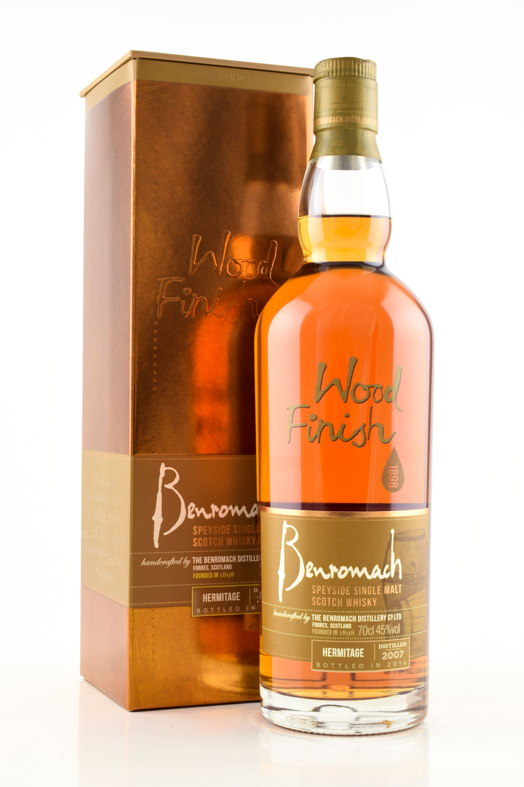 Benromach 2007/2016 Hermitage Wood Finish 45% vol. 0,7l
