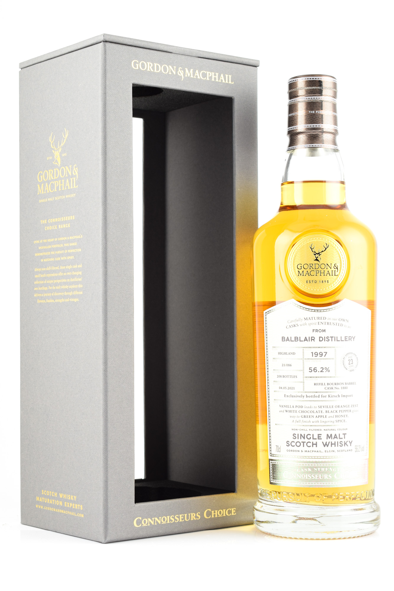 Balblair 23 year old 1997/2021 Gordon & MacPhail Connoisseurs Ch. 56,2%vol. 0,7l