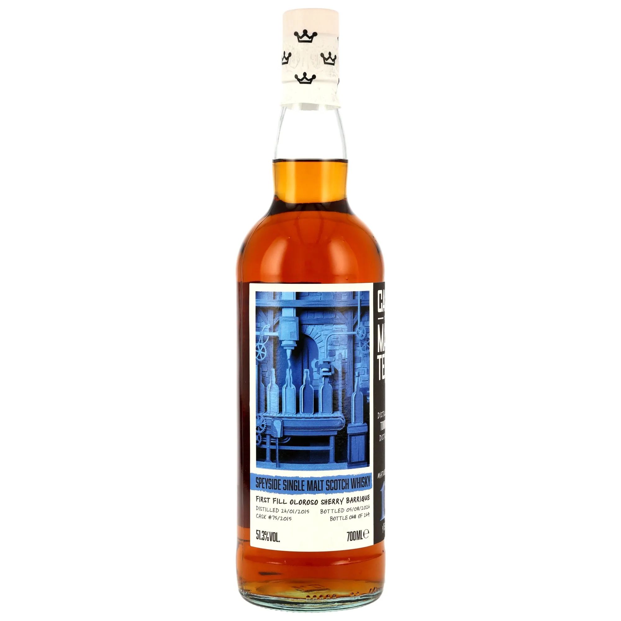 Tomintoul 2015/2026 - 11 Year Old - 1st Fill Oloroso Sherry Barrique #75/2015 - Cask Masters - Brave New Spirits