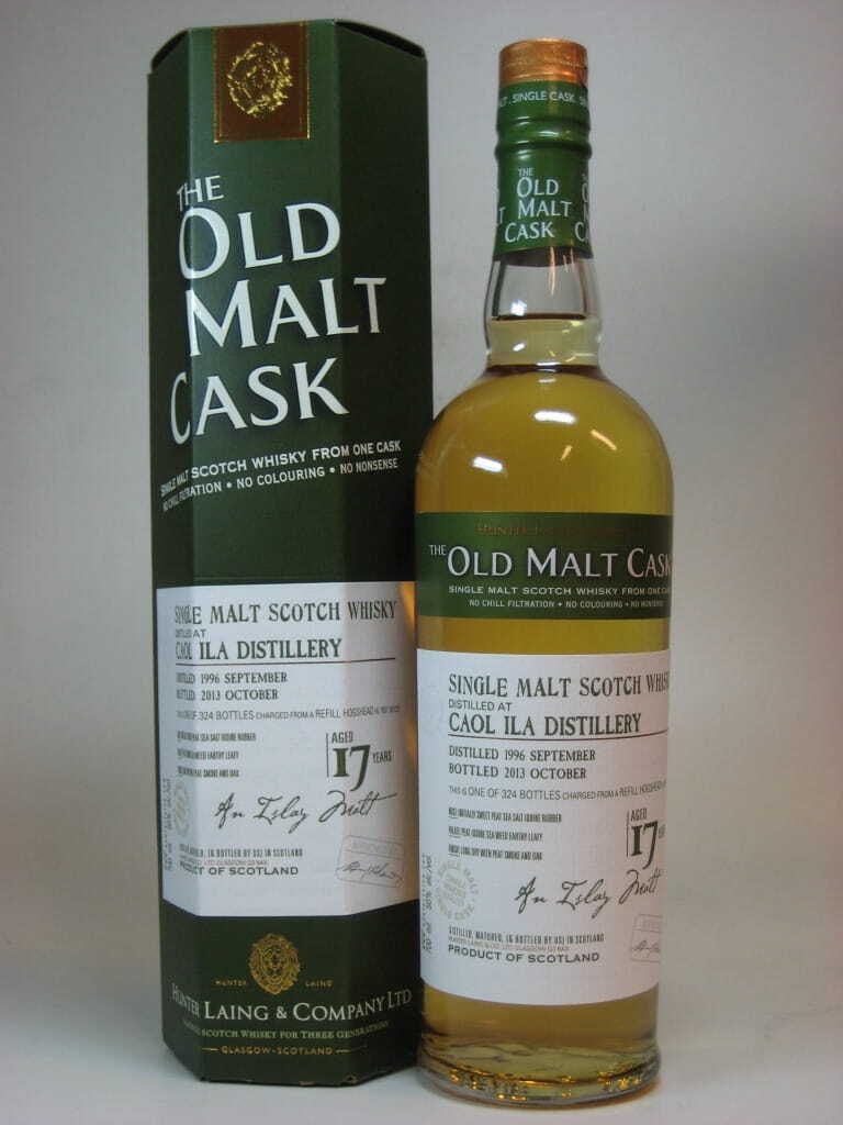 Caol Ila 17 Year Old 1996/2013 Hunter Laing "Old Malt Cask" 50% vol. 0,7l