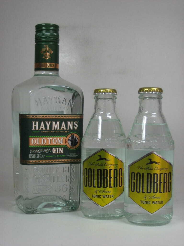 Hayman's Old Tom Gin 40%vol. 0,7l - inkl. 2 Fl. Goldberg Tonic Water 0,2l