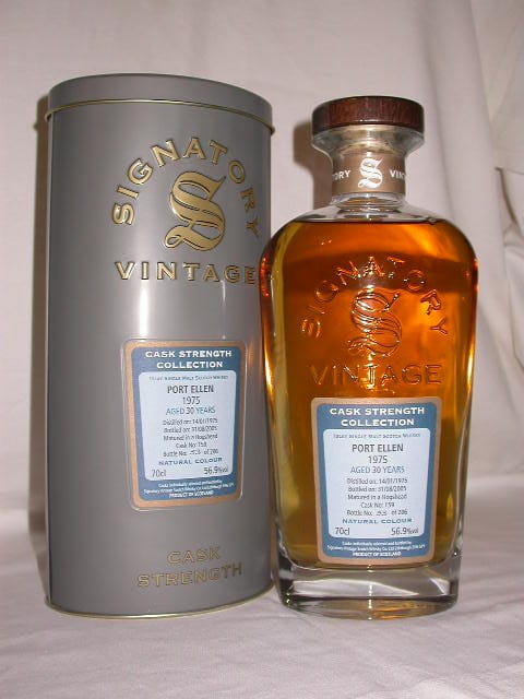 Port Ellen 1975/2005 Signatory Cask strength Coll. 56,9%vol. 0,7l