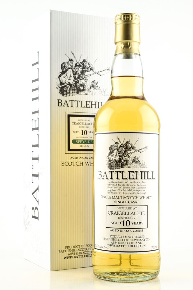 Craigellachie 10 Year Old Battlehill 46% vol. 0,7l