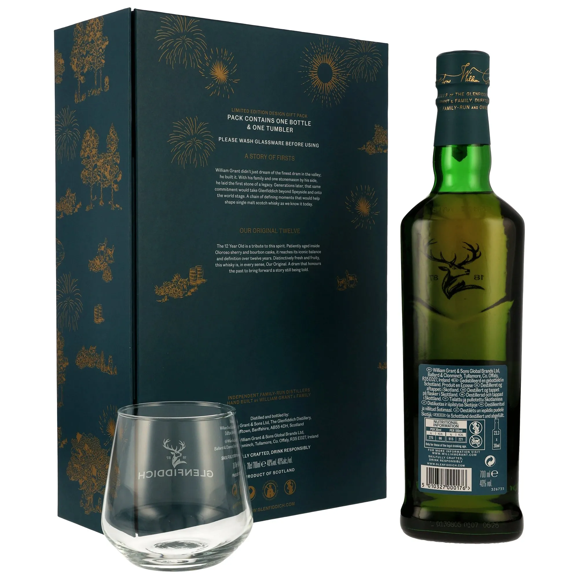 Glenfiddich 12 Jahre Limited Design 2026 mit Tumbler