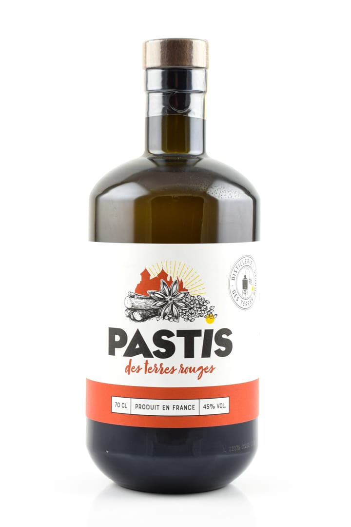 Pastis des Terres Rouges 45%vol. 0,7l Pastis des Terres Rouges 45%vol. 0,7l
