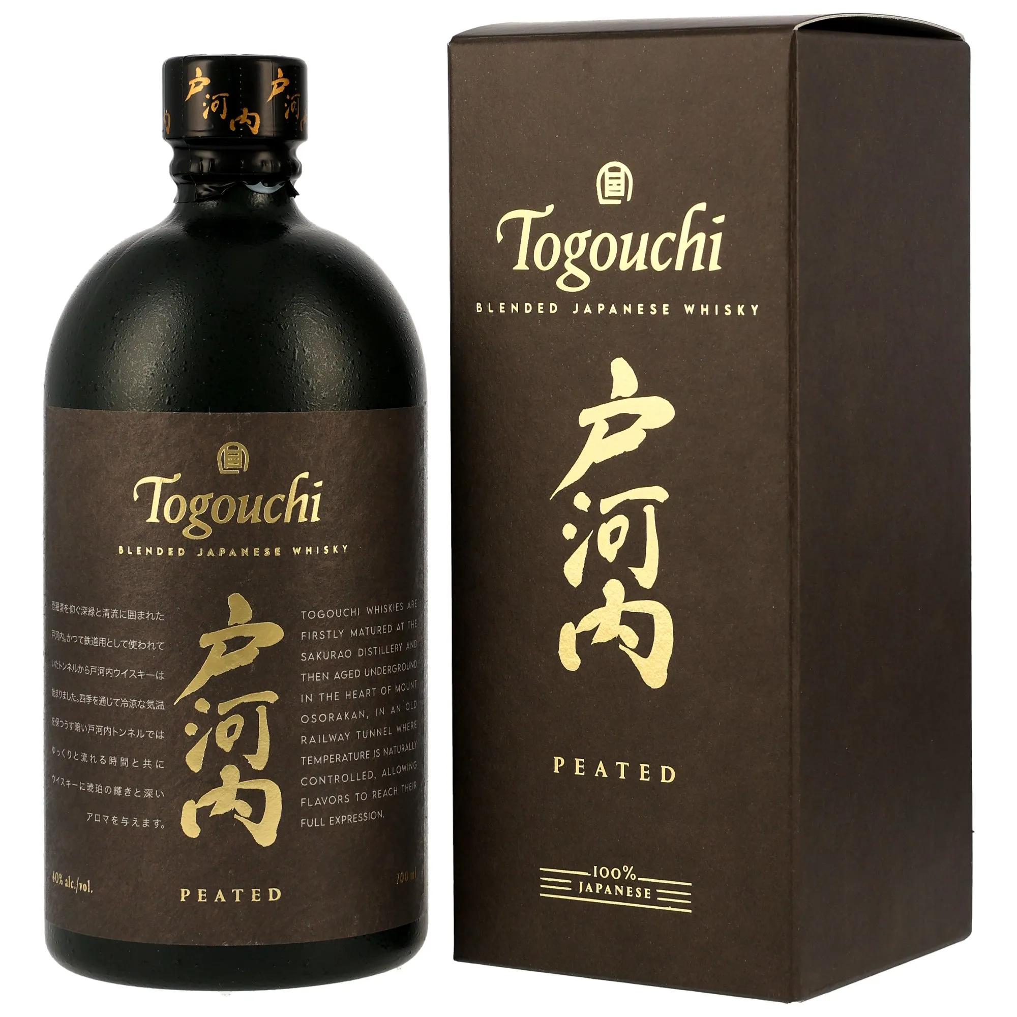 Togouchi Peated Cask, Bourbon Cask, 40%
