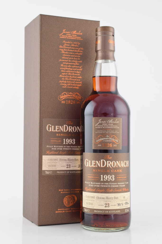 Glendronach 23 Year Old 1993/2016 Single Cask # 40 58.5% vol. 0,7l Glendronach 23 Year Old 1993/2016 Single Cask # 40 58.5% vol. 0,7l