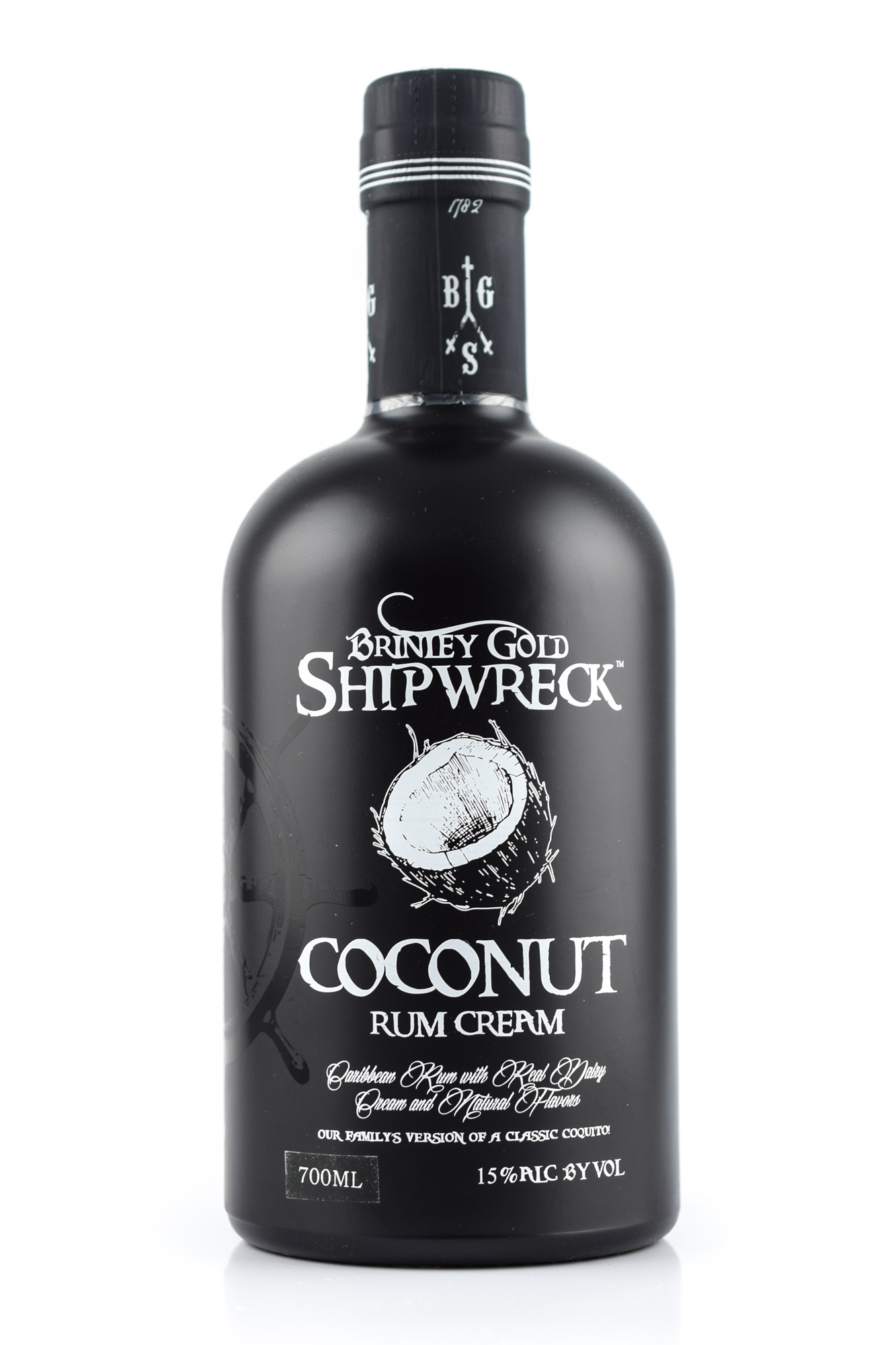 Brinley Gold Coconut Rum Cream 15%vol. 0,7l Brinley Gold Coconut Rum Cream 15%vol. 0,7l
