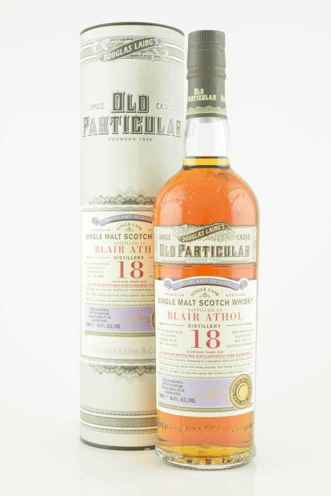 Blair Athol 18 Year Old Sherry Butt 1997/2015 Douglas Laing "Old Particular" 48.4% vol. 0,7l Blair Athol 18 Year Old Sherry Butt 1997/2015 Douglas Laing "Old Particular" 48.4% vol. 0,7l