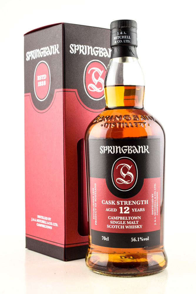 Springbank 12 Jahre Cask Strength 55,4%vol. 0,7l Springbank 12 Jahre Cask Strength 55,4%vol. 0,7l