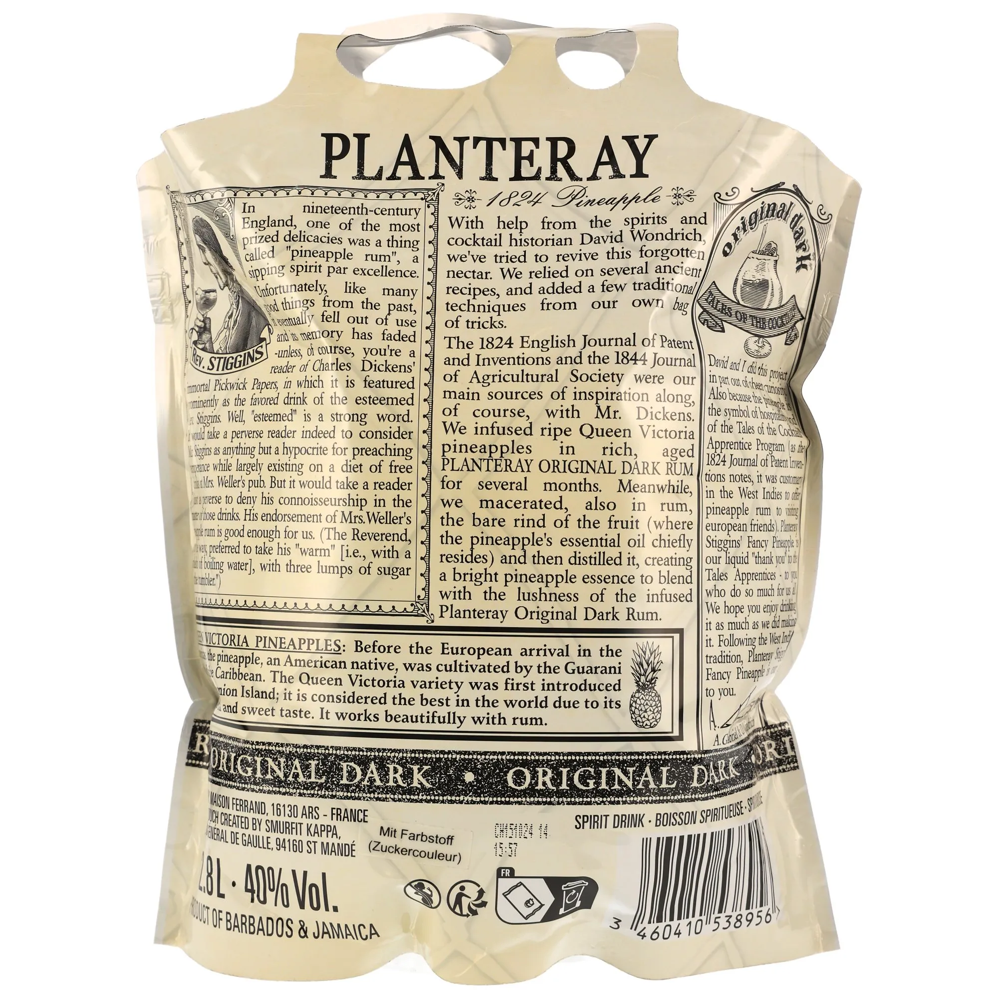 Planteray (Plantation) Pineapple Stiggins' Fancy - 2,8L Pouch bei Home ...