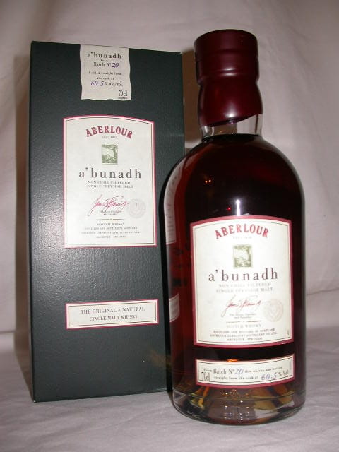 Aberlour a'bunadh Batch No. 20 60,5%vol. 0,7l