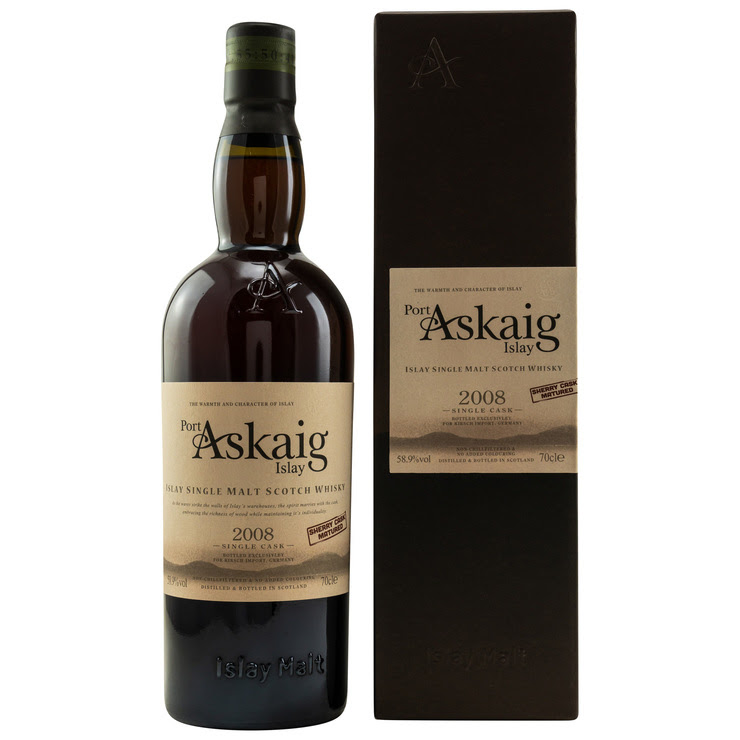 Port Askaig 12 year old 2008/2020 Sherry Butt #1 58,9%vol. 0,7l