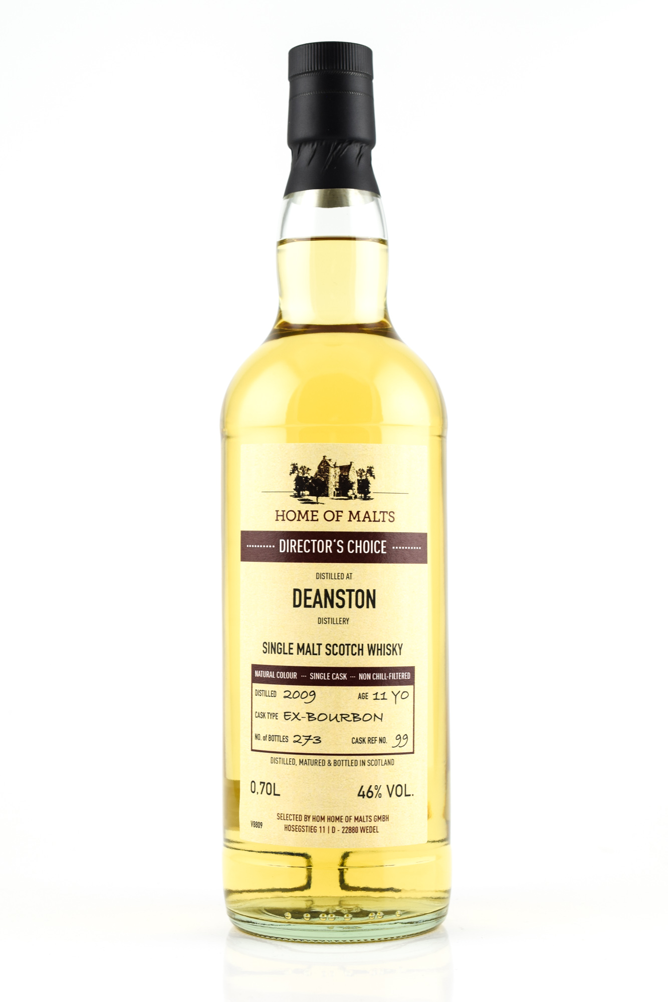 Deanston 11 year old 2009/2021 Director's Choice Home of Malts 46%vol. 0,7l