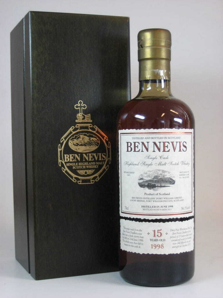 Ben Nevis 15 Jahre 1998/2013 Sherry Cask No. 586 56,1%vol. 0,7l