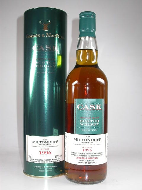 Miltonduff 1996/2007 Refill Sherry Butts Gordon & MacPhail 60,9%vol. 0,7l