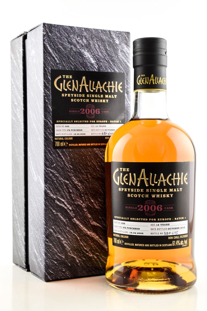 GlenAllachie 12 Jahre 2006/2018 PX Puncheon #936 61,4%vol. 0,7l