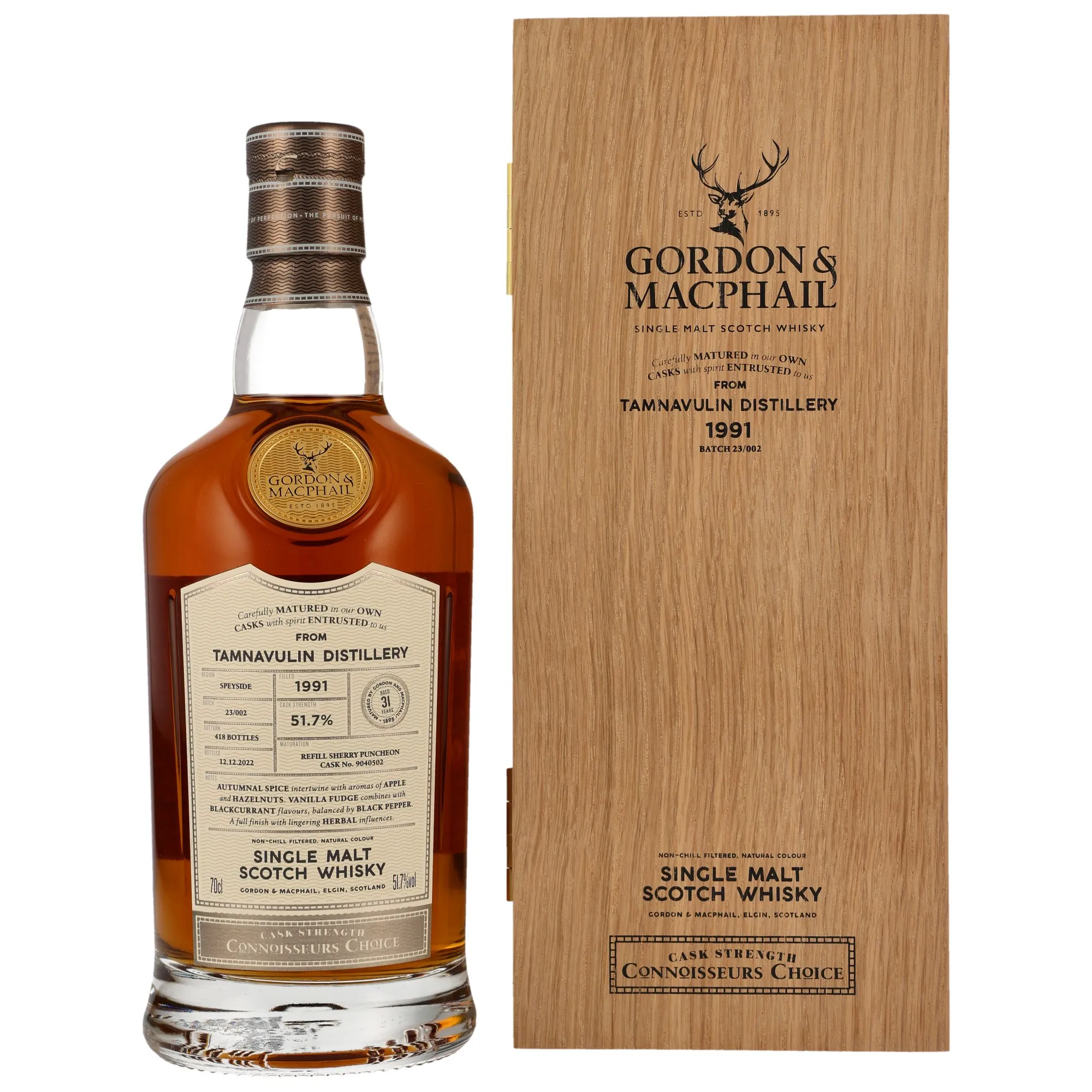 Tamnavulin 1991/2022 - 31 Year Old - G&M CC UPPER