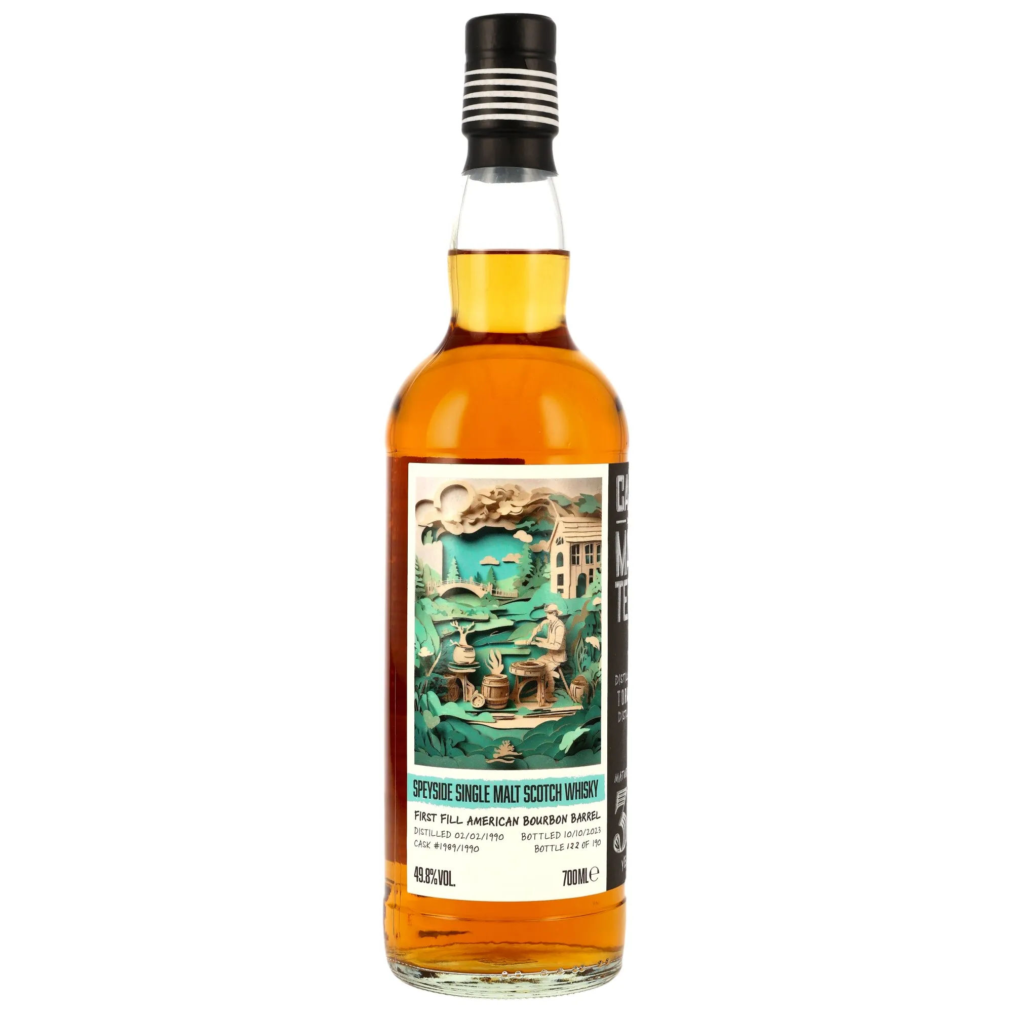 Tormore 1990/2023 - 33 Jahre - 1st Fill American Bourbon Barrel #1989/1990 - Cask Masters - Brave New Spirits
