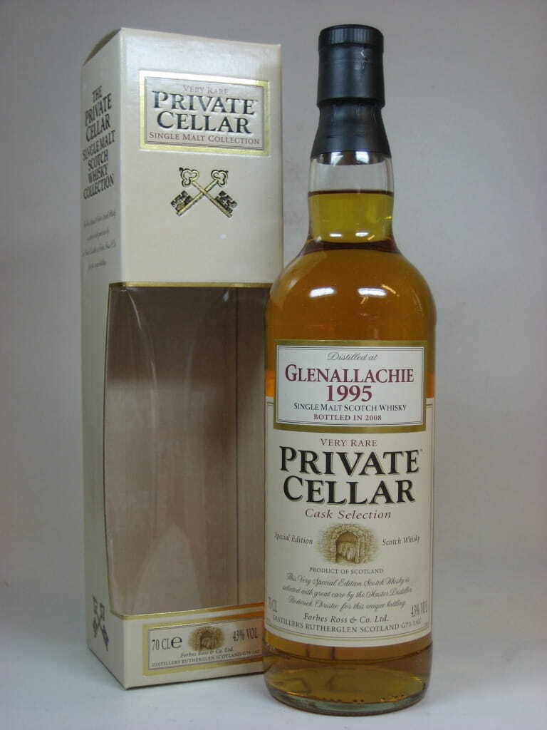 Glenallachie 1995/2008 Private Cellar Forbes Ross & Co. 43% vol. 0,7l