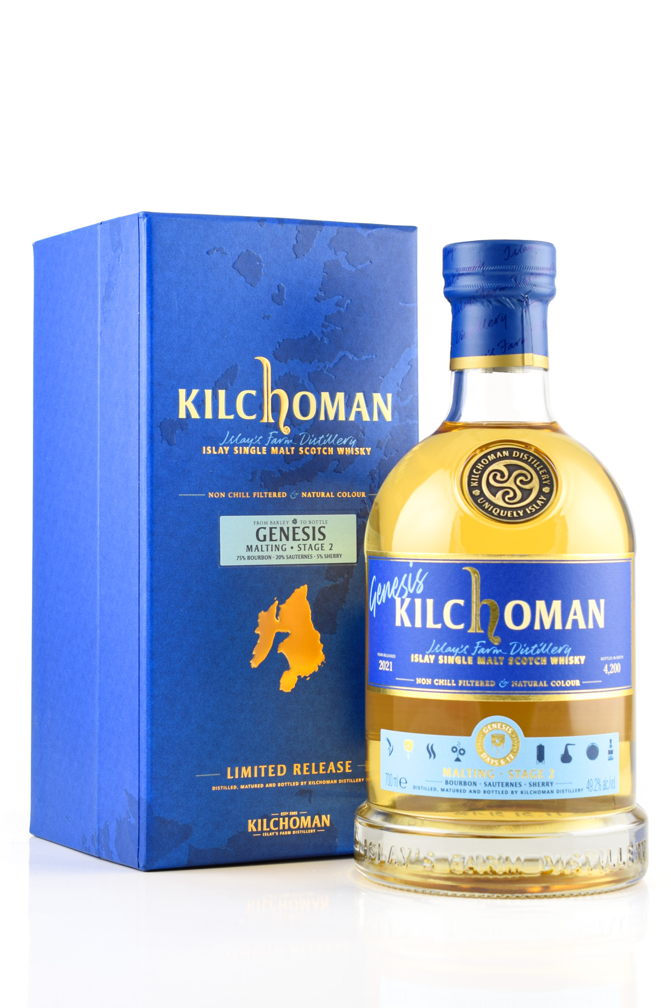 Kilchoman Genesis Malting Stage 2 49,2%vol. 0,7l Kilchoman Genesis Malting Stage 2 49,2%vol. 0,7l