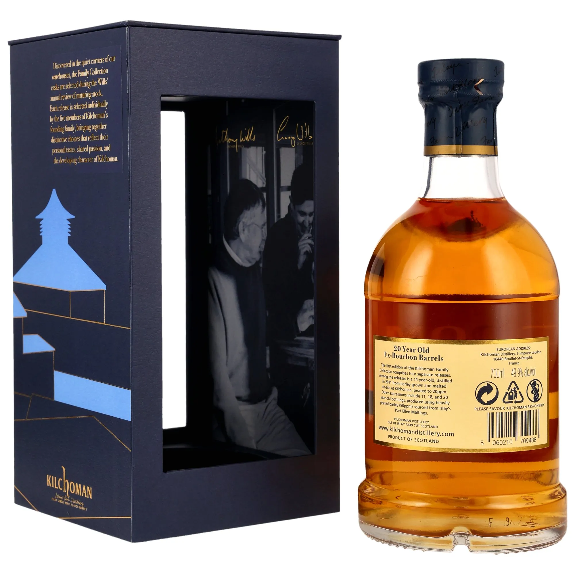 Kilchoman 20 Jahre - Family Collection - Borbon Cask Matured Heavily Peated