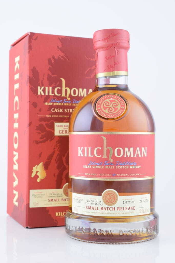 Kilchoman 2011/2016 Cask Strength for Small Batch Germany 58.2% vol. 0,7l Kilchoman 2011/2016 Cask Strength for Small Batch Germany 58.2% vol. 0,7l