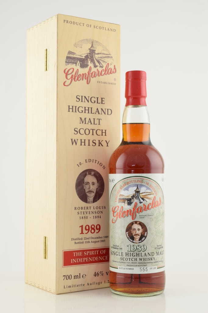 Glenfarclas Ed. No. 10 1989/2005 Robert Louis Stevenson 46%vol. 0,7l